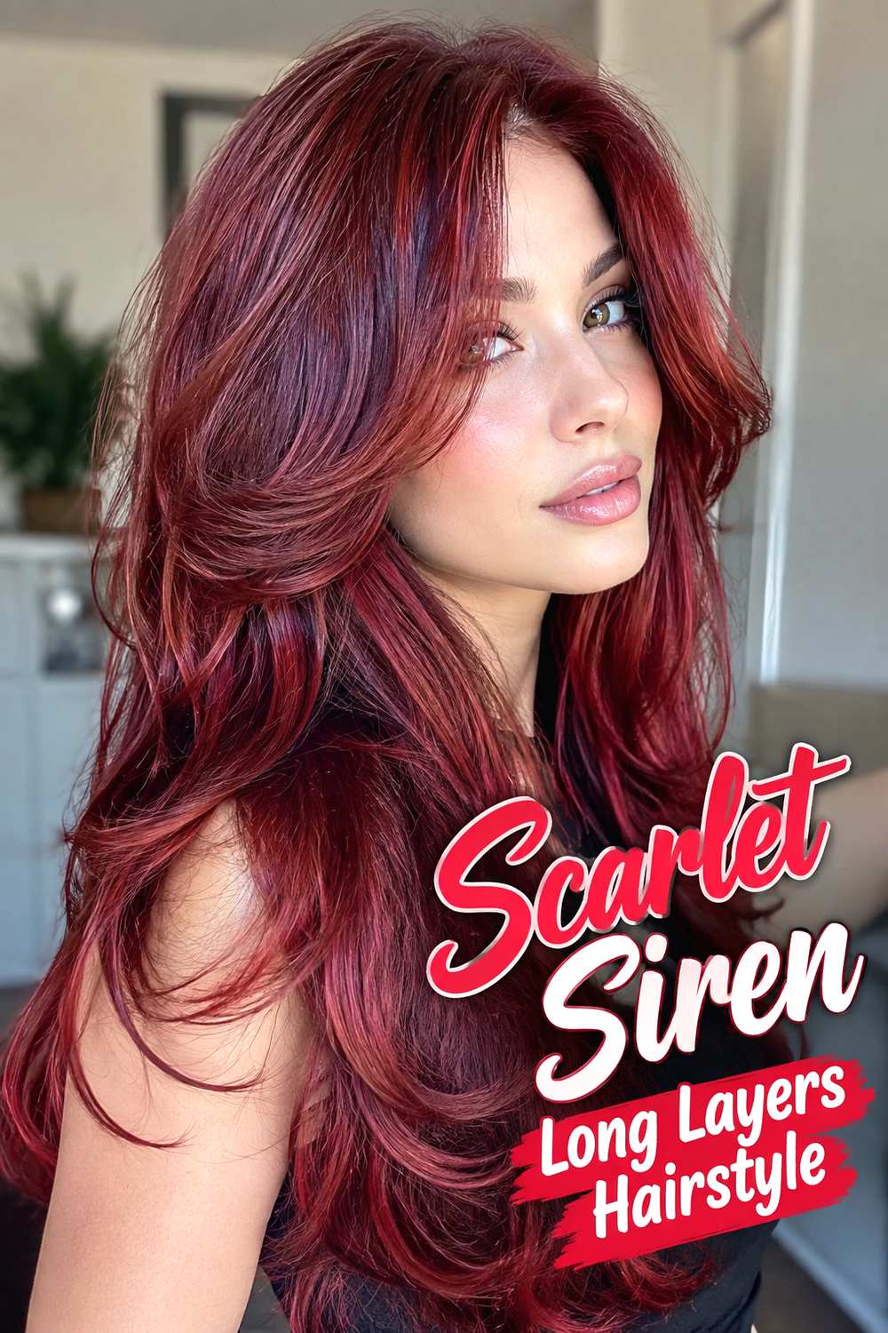 Scarlet Siren Long Layers Hairstyle