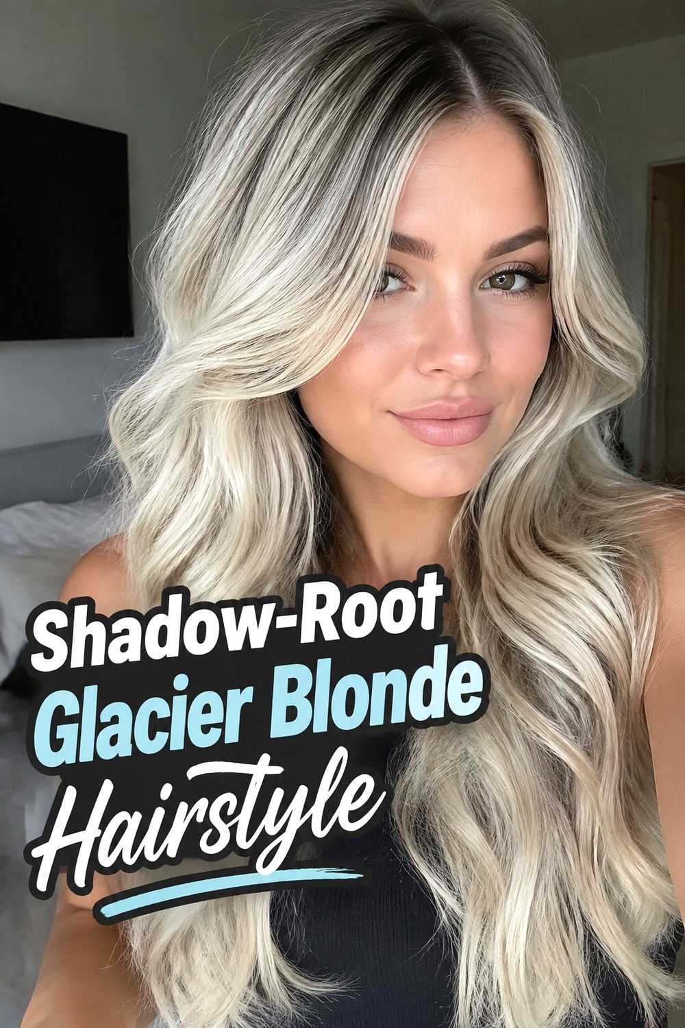 12. Shadow Root Glacier Blonde Hairstyle