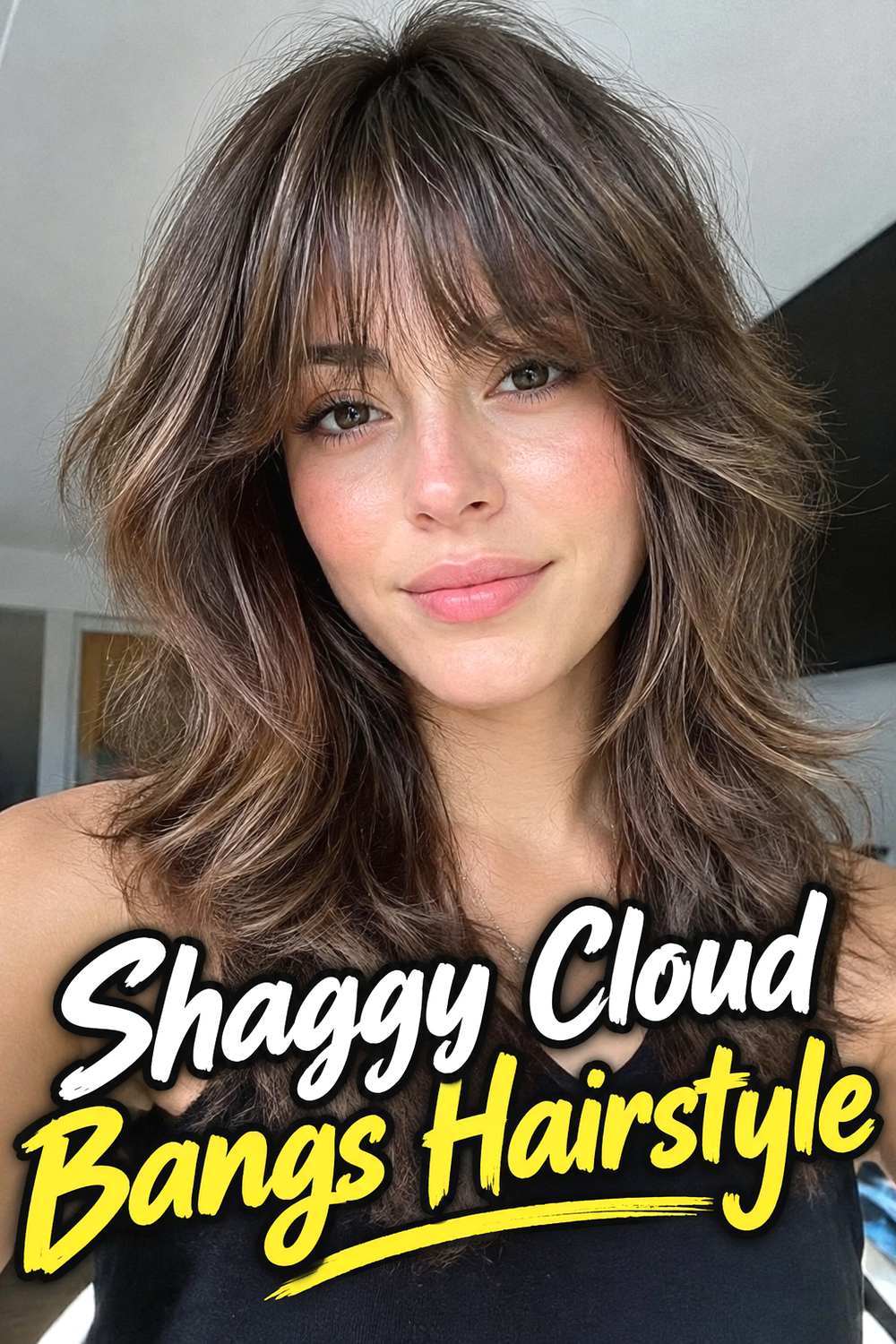 Shaggy Cloud Bangs Hairstyle