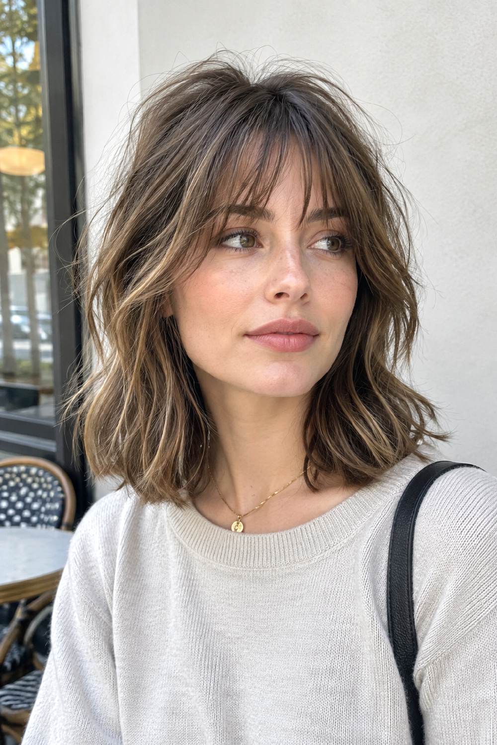 Shaggy Collarbone Lob Hairstyle