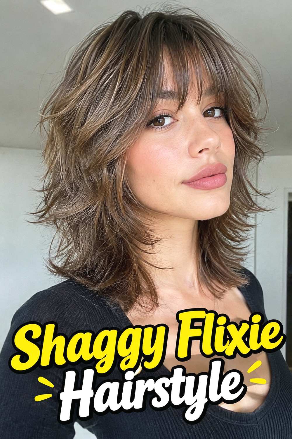 11. Shaggy Flixie Hairstyle