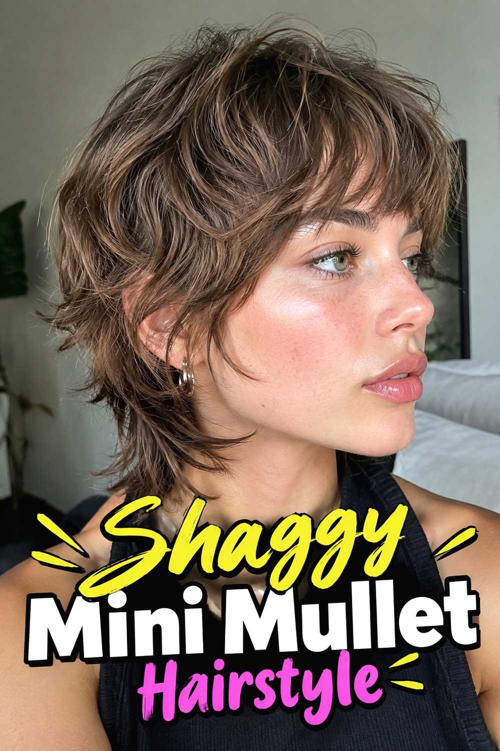 12. Shaggy Mini Mullet Hairstyle