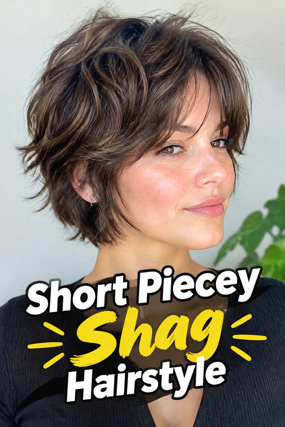 Short Piecey Shag Hairstyle