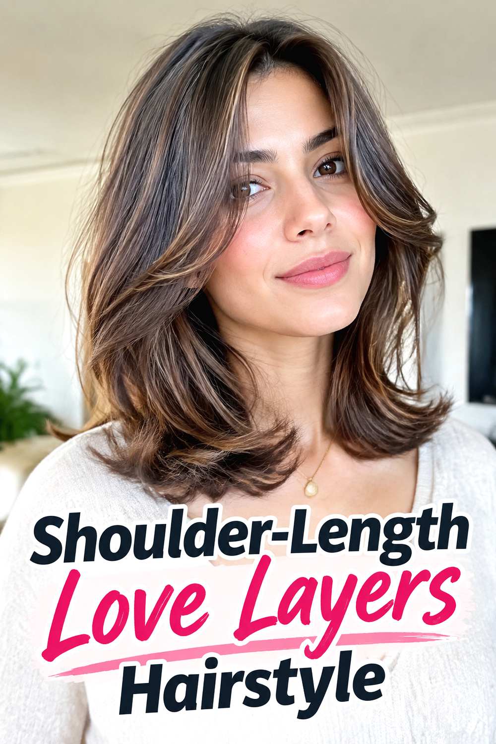 Shoulder-Length Love Layers Hairstyle