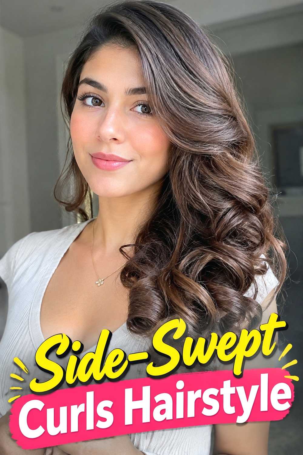 11. Side Swept Curls Hairstyle