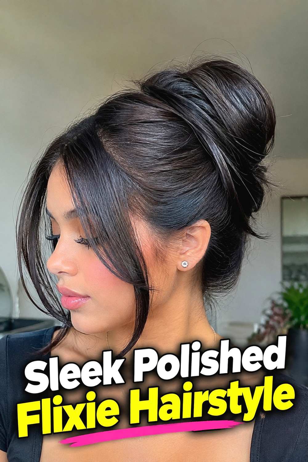 8. Sleek Polished Flixie Hairstyle