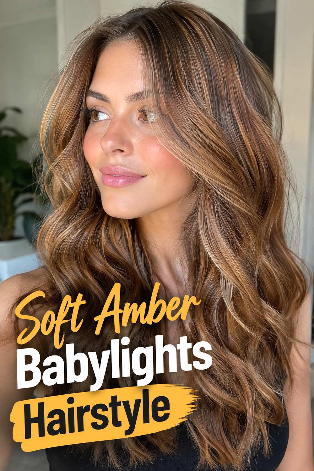 Soft Amber Babylights Hairstyle