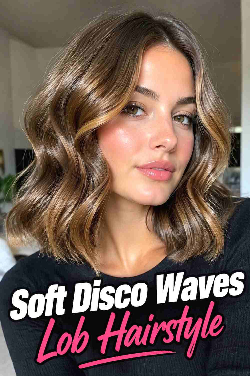 11. Soft Disco Waves Lob Hairstyle
