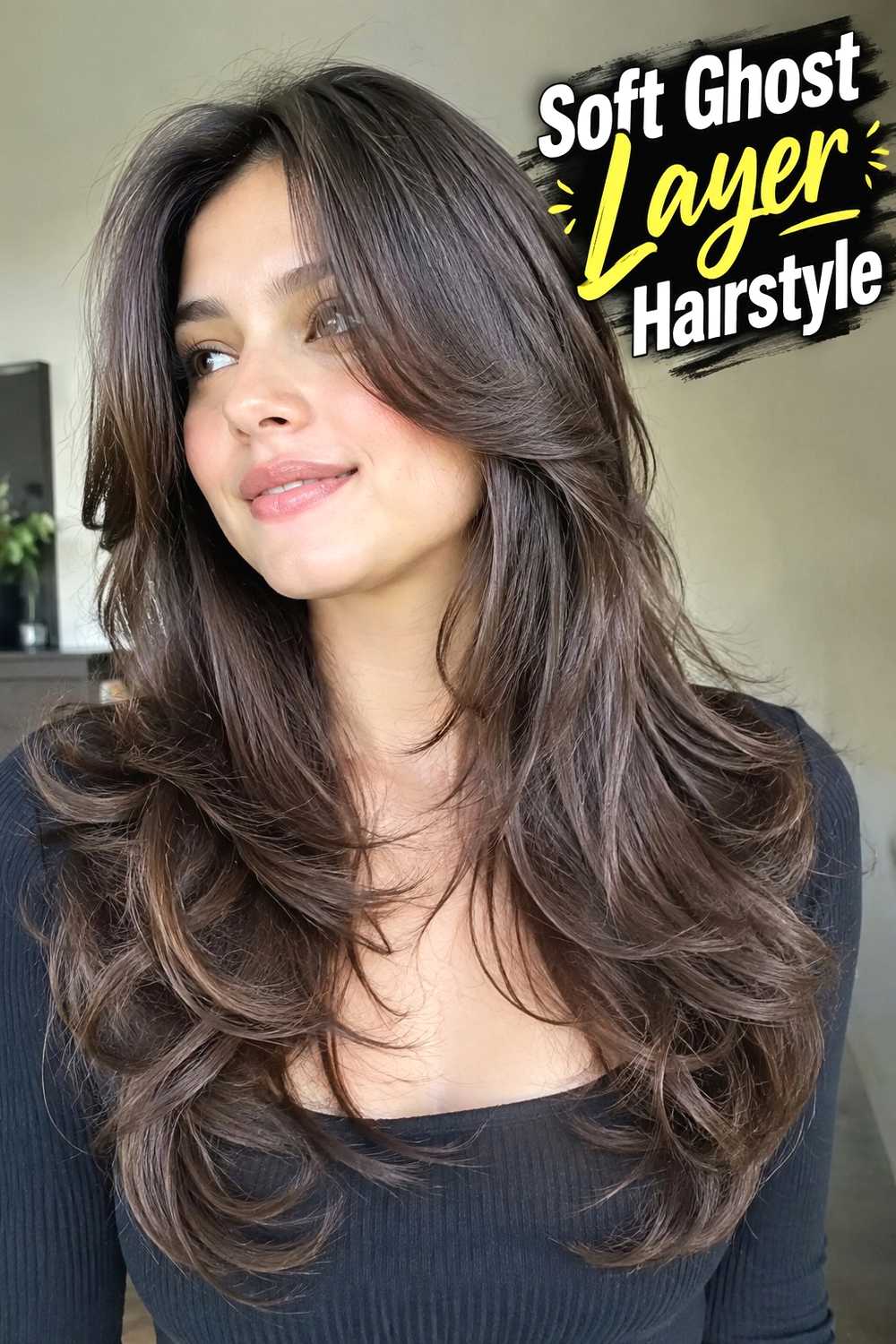 1. Soft Ghost Layer Hairstyle