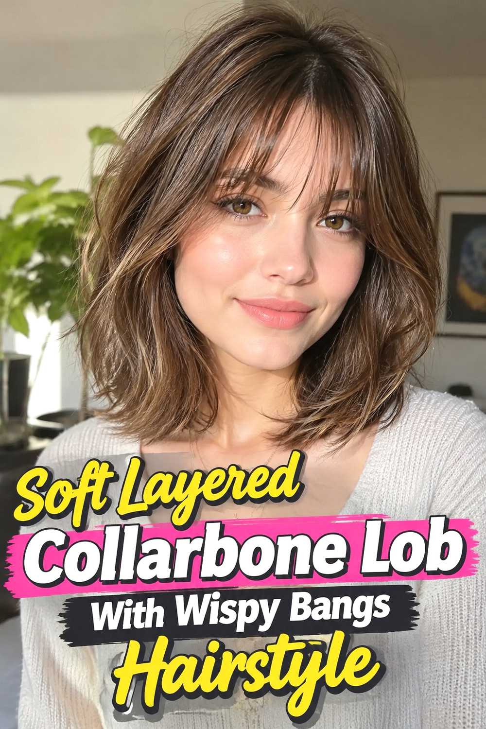 1. Soft Layered Collarbone Lob With Wispy Bangs Hairstyle