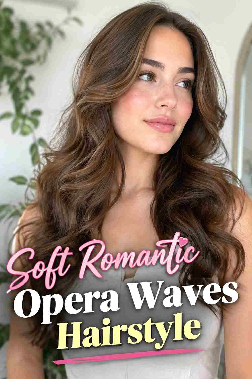 16. Soft Romantic Opera Waves Hairstyle