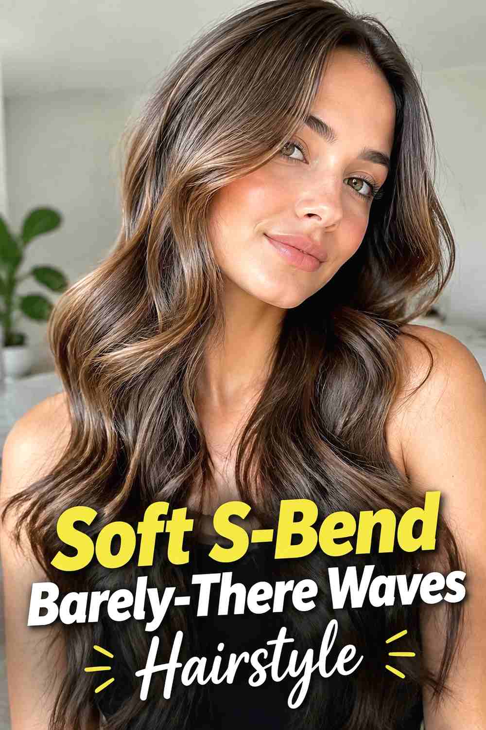 9. Soft S Bend Barely There Waves Hairstyle