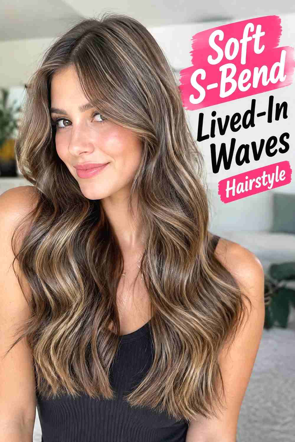 9. Soft S Bend Lived In Waves Hairstyle