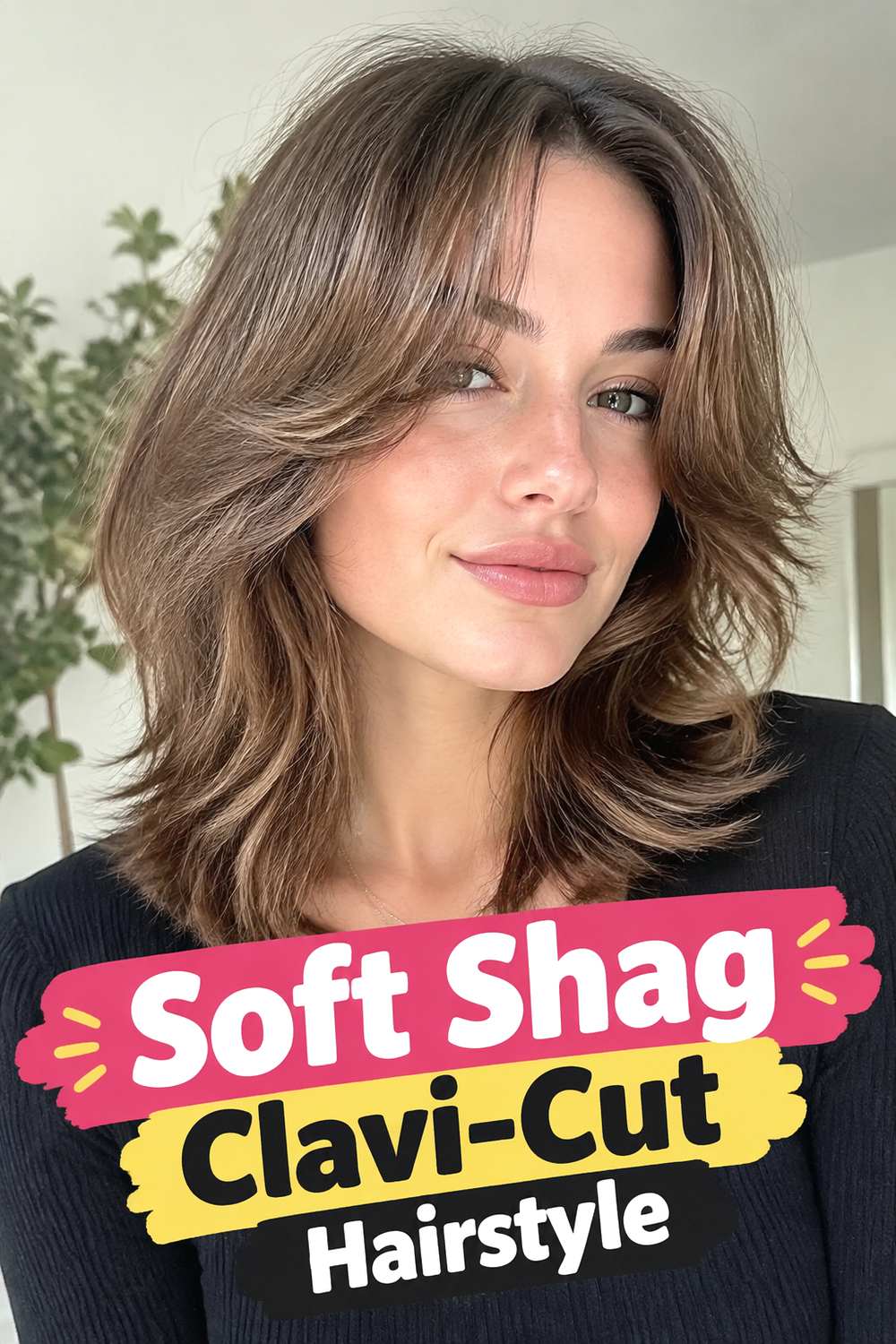 Soft Shag Clavi-Cut Hairstyle
