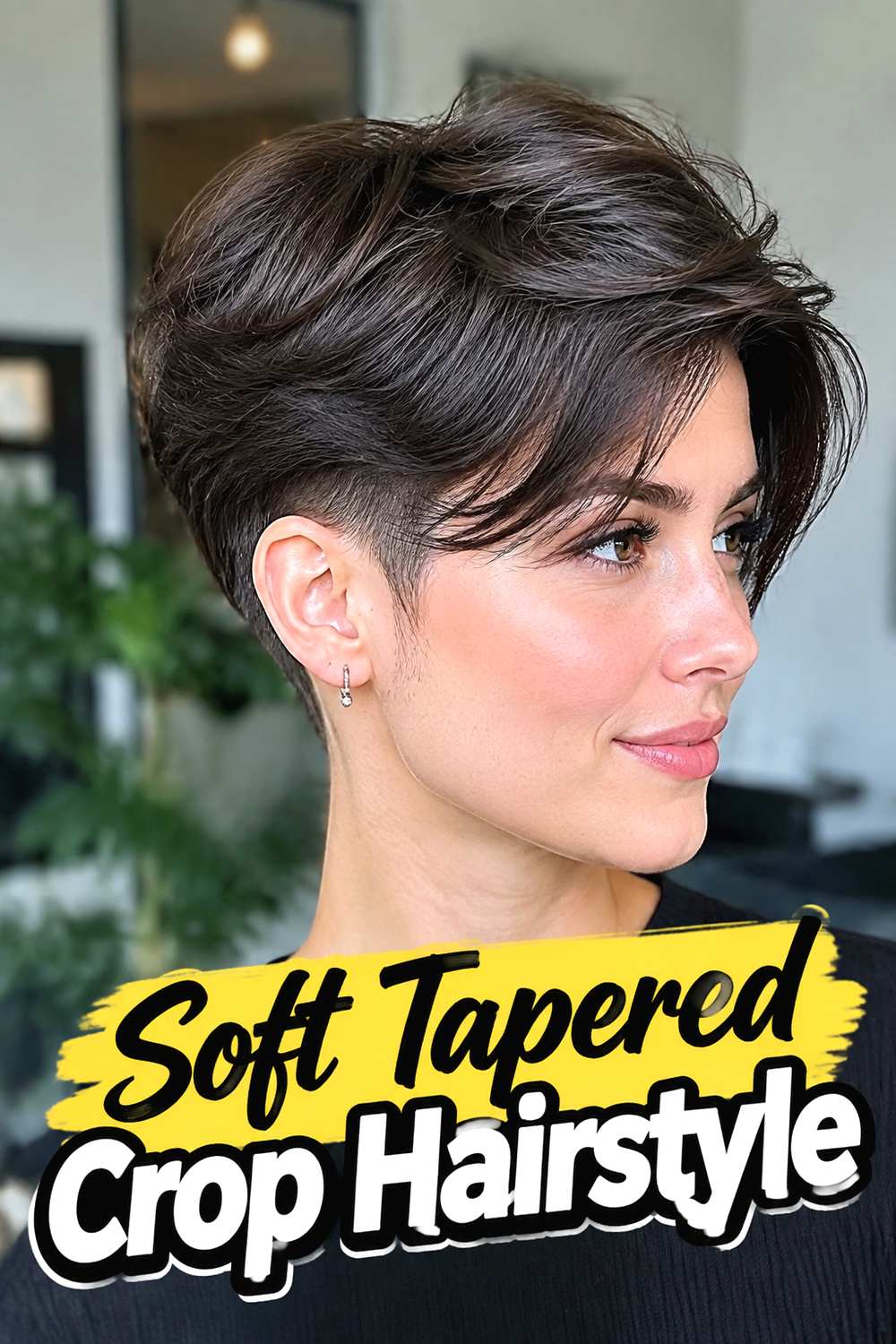 Soft Tapered Crop Hairstyle