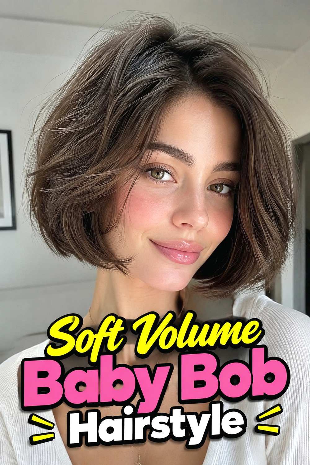 19. Soft Volume Baby Bob Hairstyle