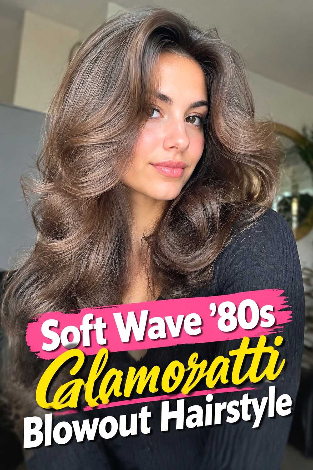 8. Soft Wave 80s Glamoratti Blowout Hairstyle