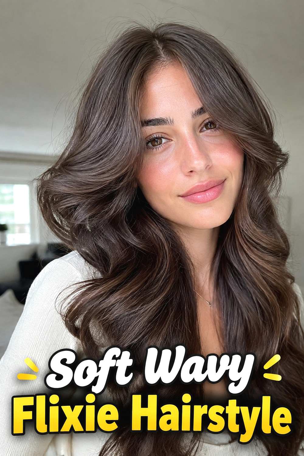 7. Soft Wavy Flixie Hairstyle