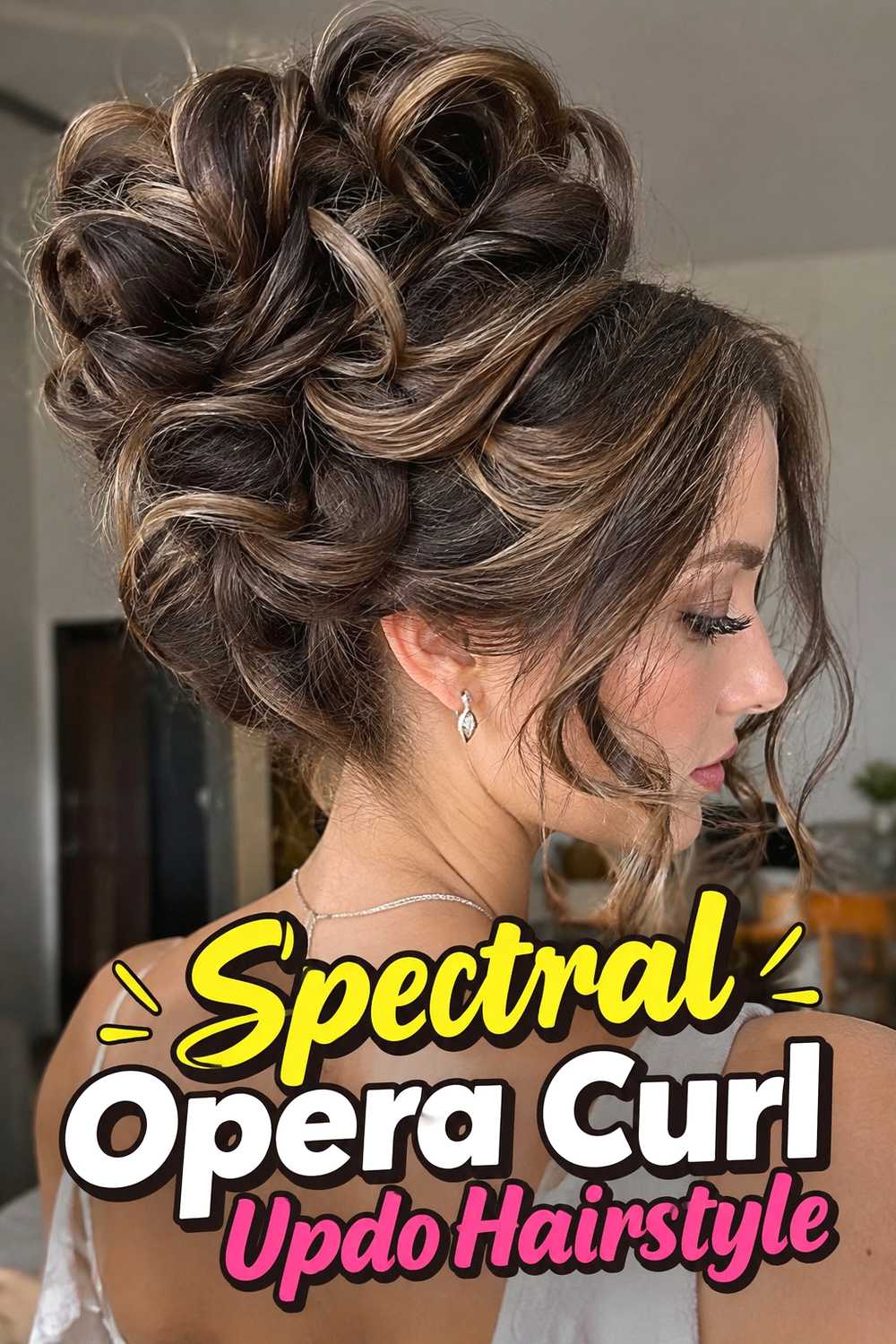 19. Spectral Opera Curl Updo Hairstyle