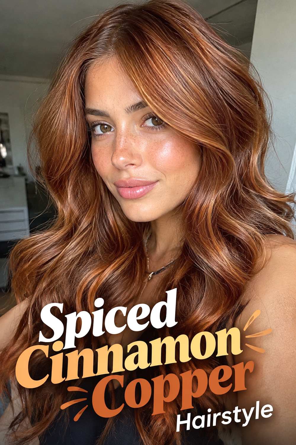 1. Spiced Cinnamon Copper Hairstyle