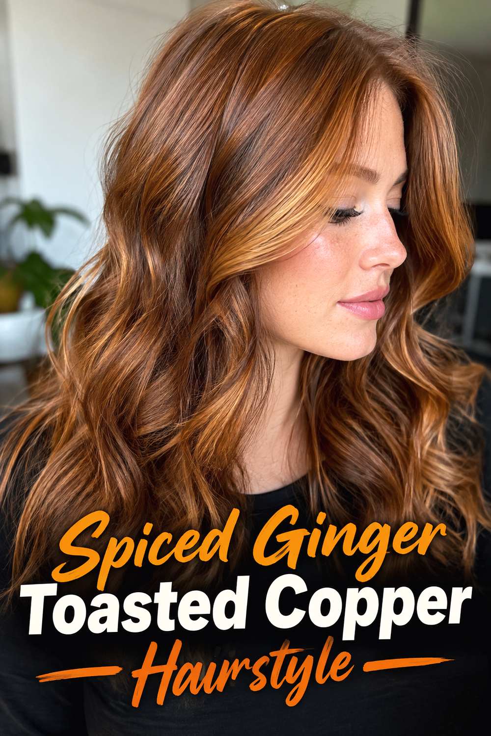 Spiced Ginger Toasted Copper Hairstyle