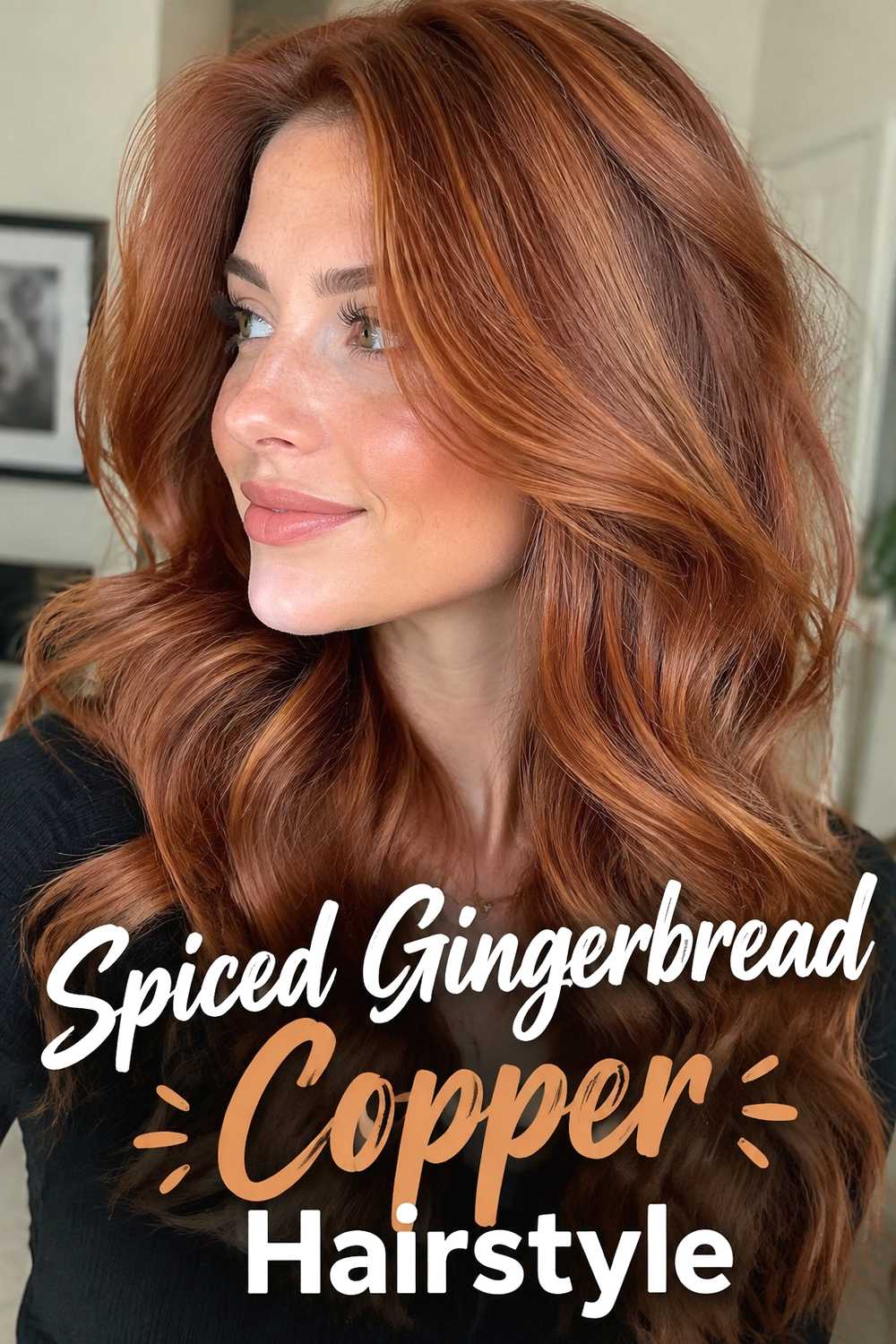 20. Spiced Gingerbread Copper Hairstyle