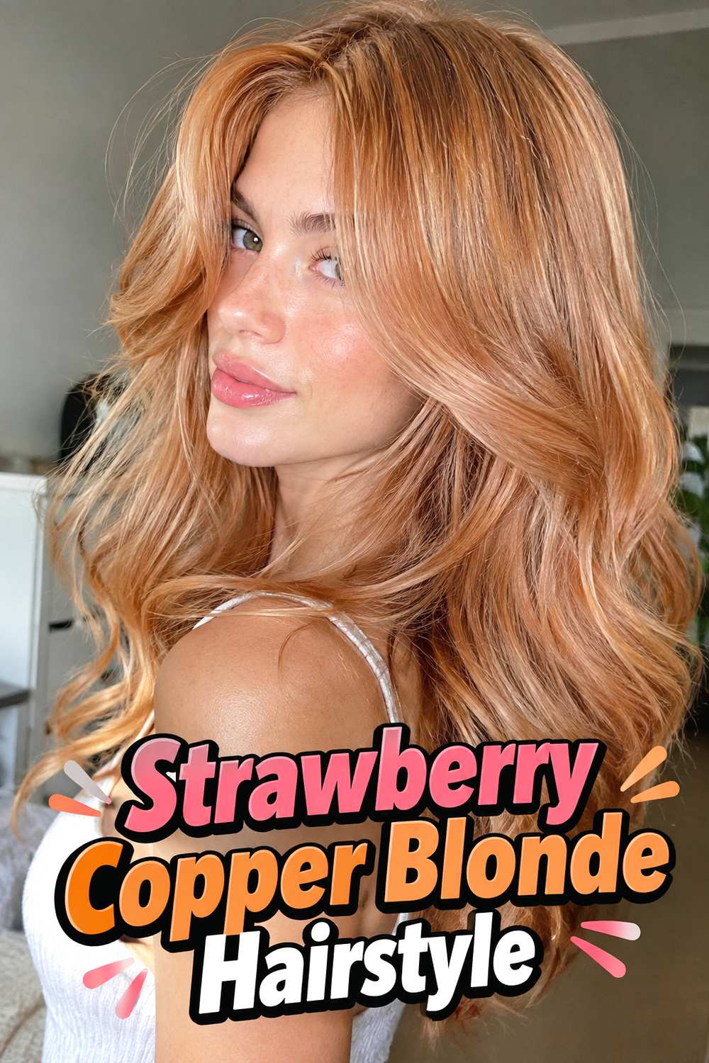 8. Strawberry Copper Blonde Hairstyle