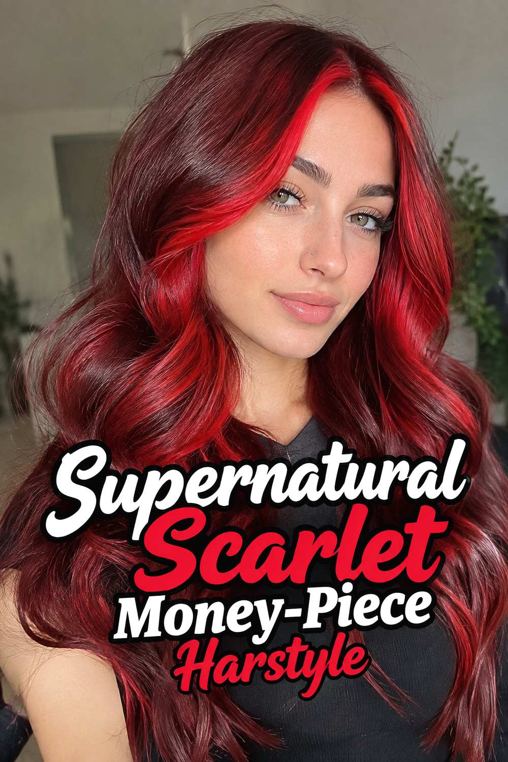 Supernatural Scarlet Money-Piece Hairstyle