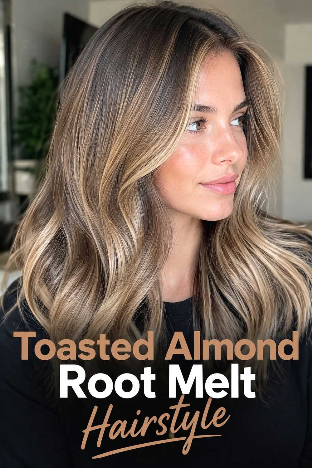 3. Toasted Almond Root Melt Hairstyle