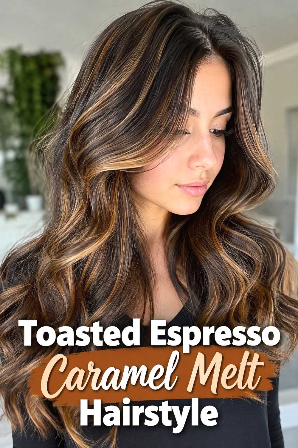13. Toasted Espresso Caramel Melt Hairstyle