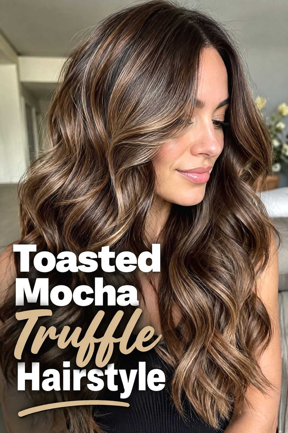 16. Toasted Mocha Truffle Hairstyle