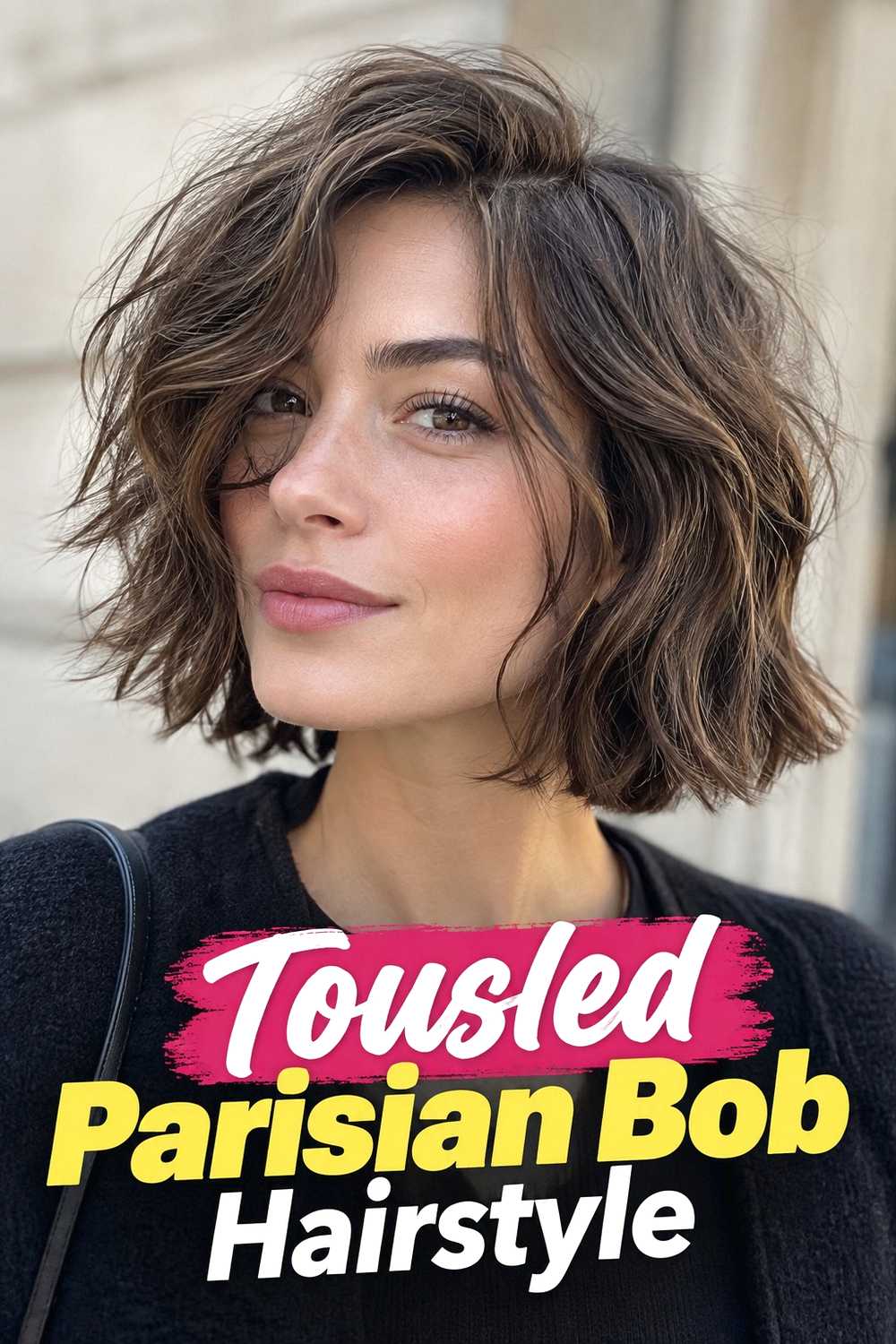 6. Tousled Parisian Bob Hairstyle