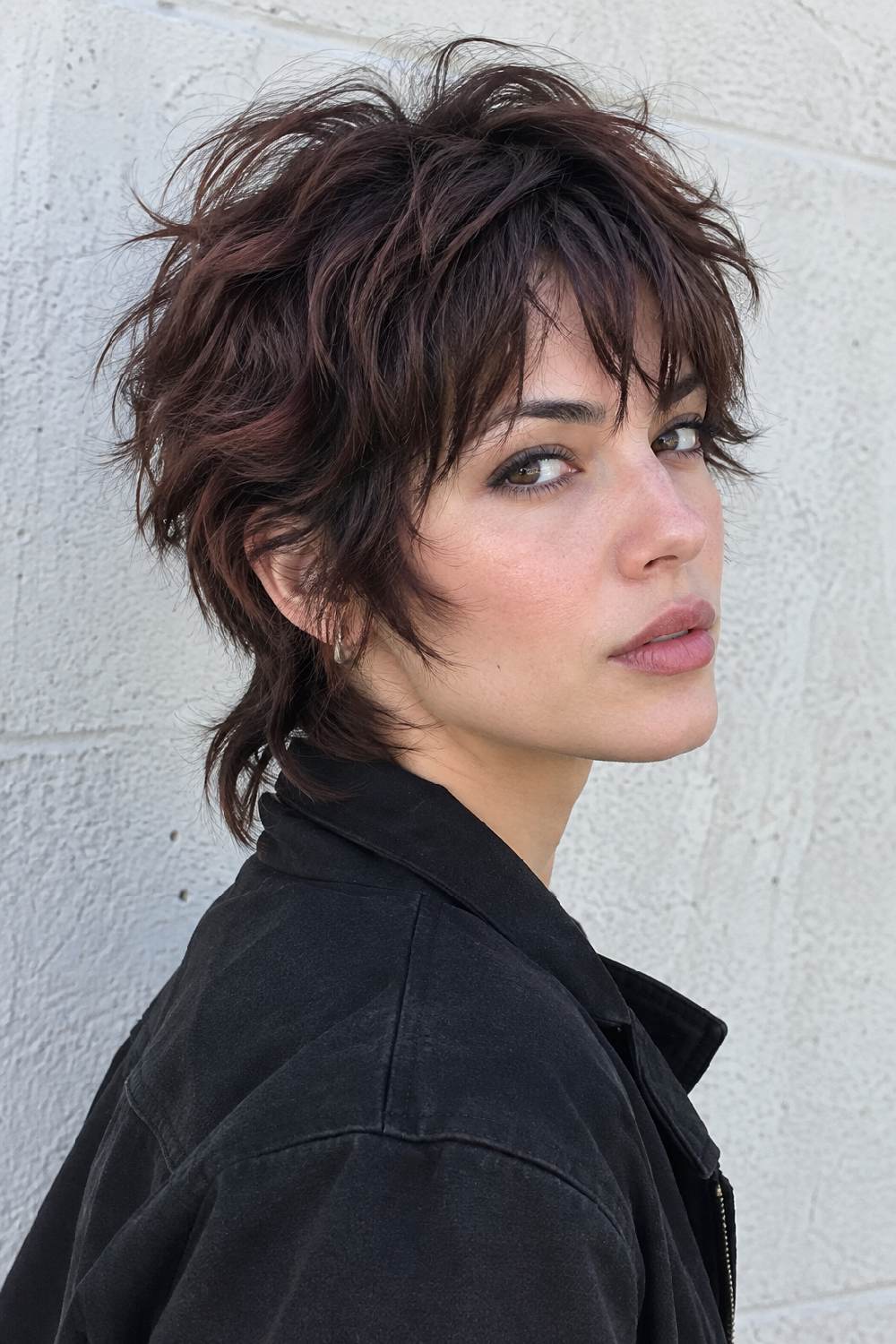 Tousled Rocker Mixie Pixie Mullet Hairstyle