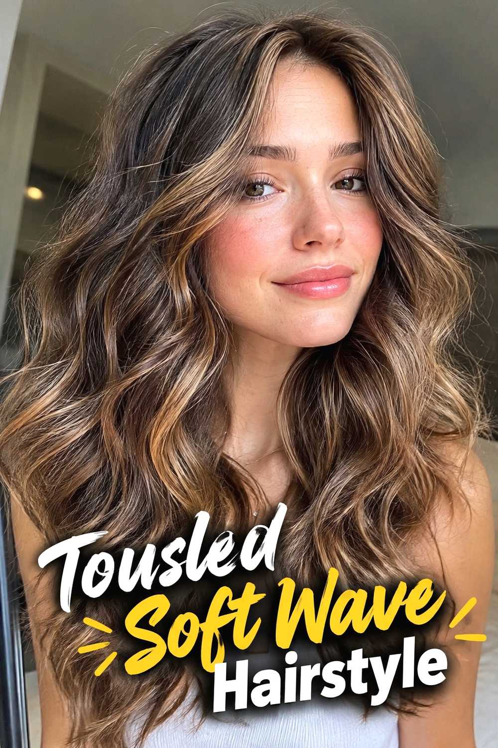 15. Tousled Soft Wave Hairstyle