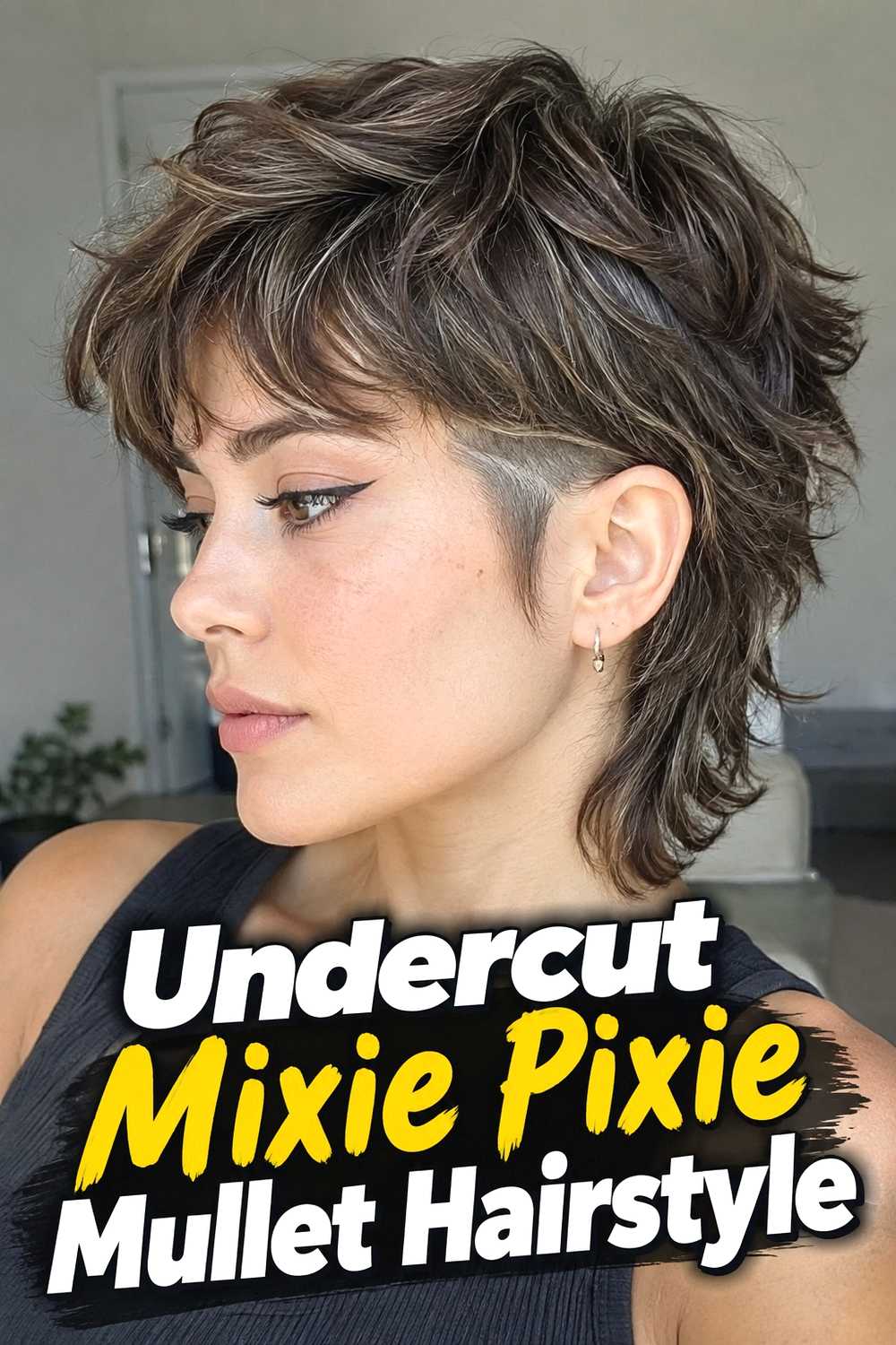 11. Undercut Mixie Pixie Mullet Hairstyle