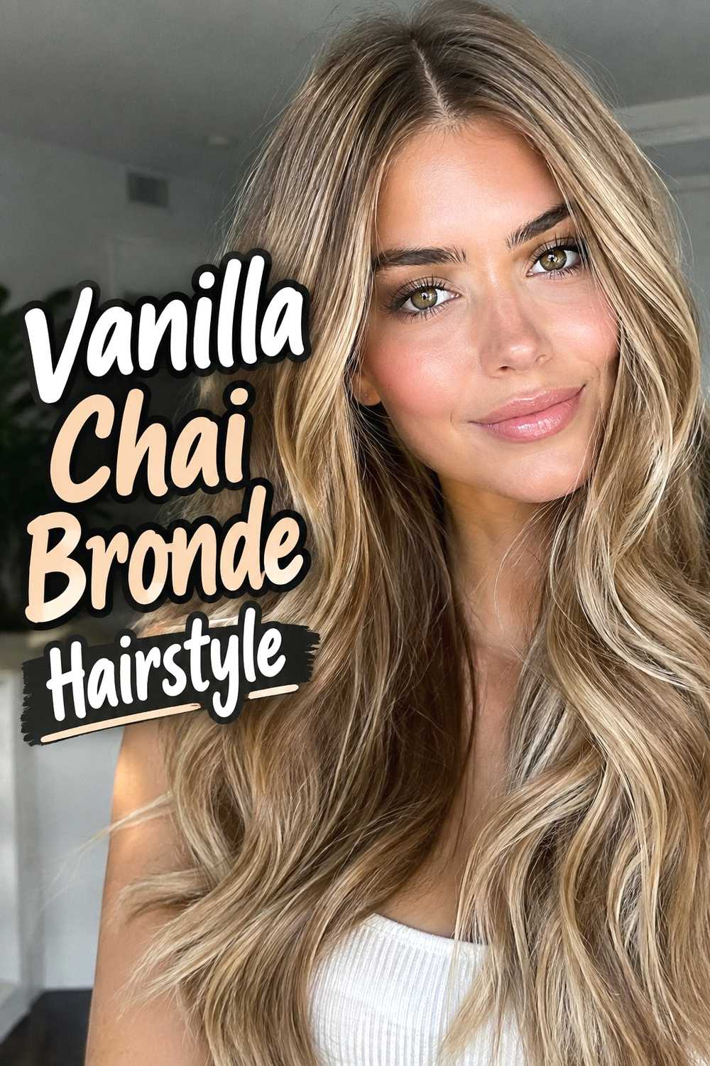 15. Vanilla Chai Bronde Hairstyle