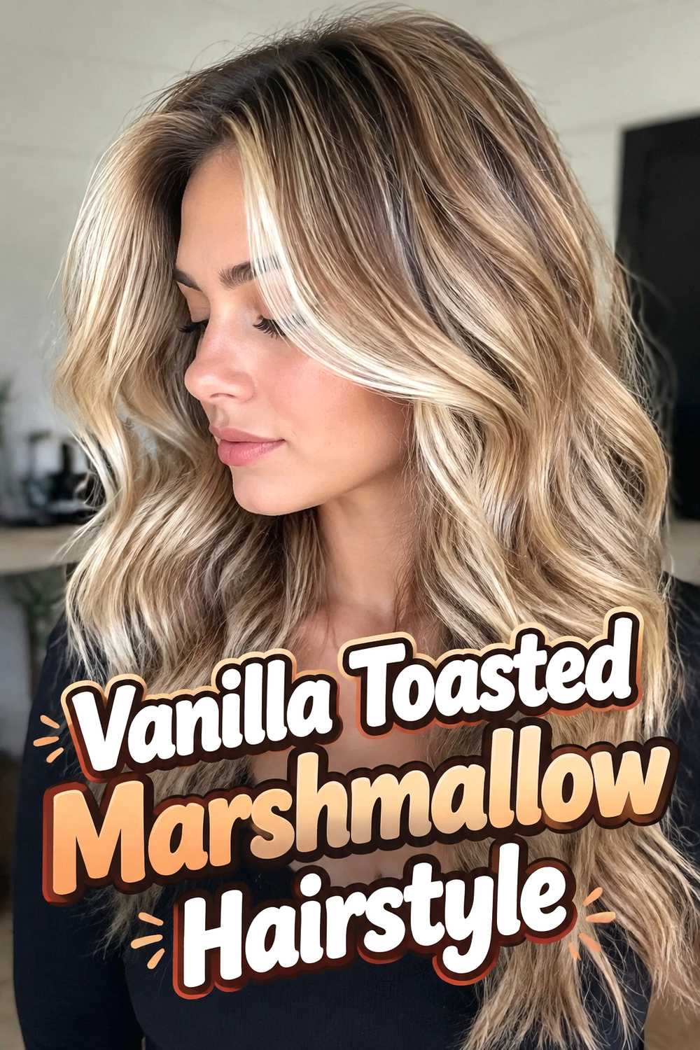 13. Vanilla Toasted Marshmallow Hairstyle
