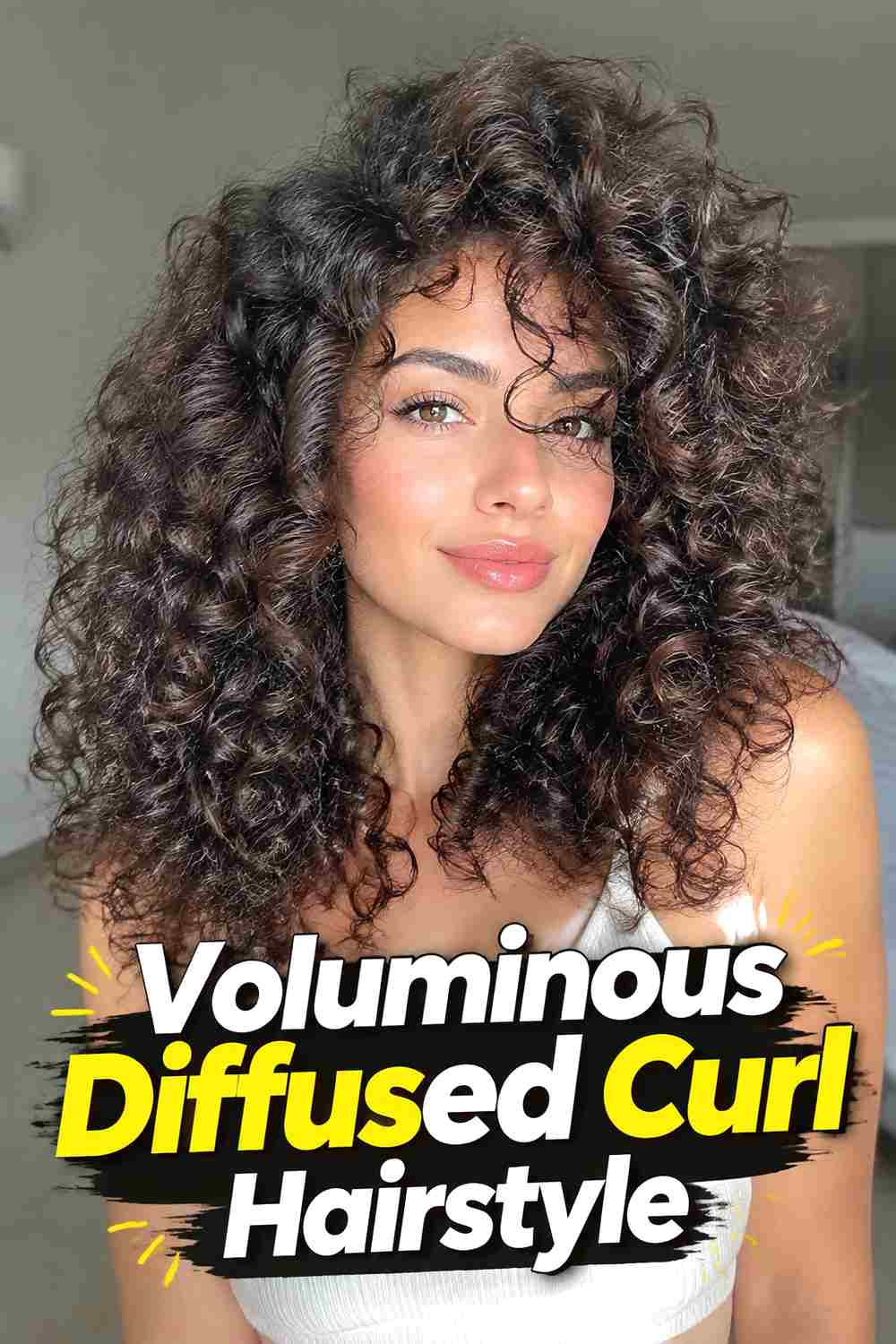 11. Voluminous Diffused Curl Hairstyle