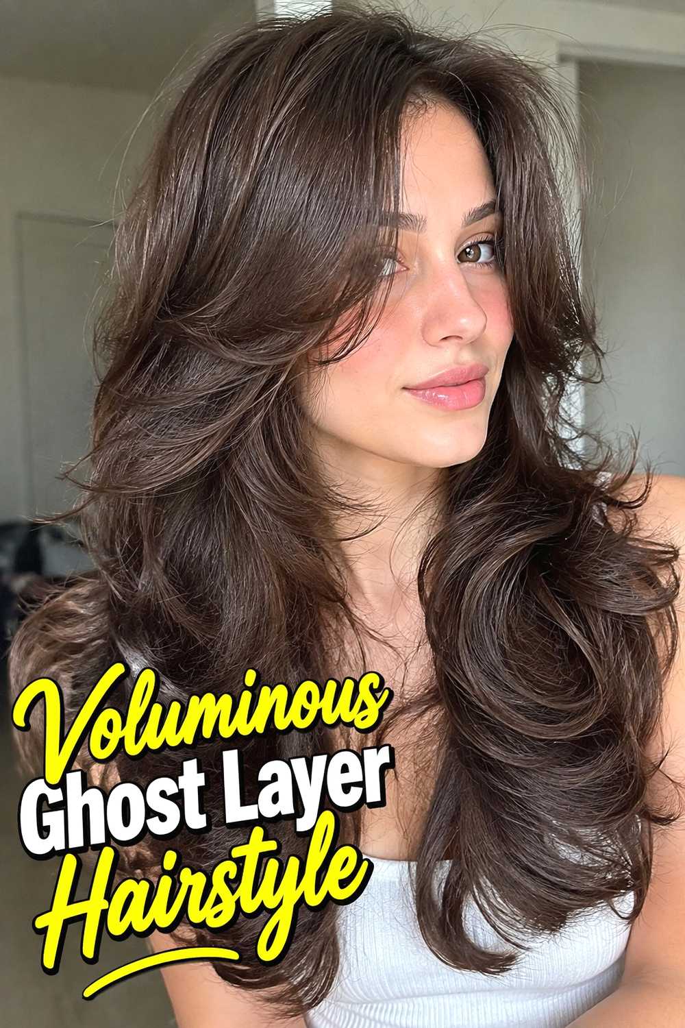 19. Voluminous Ghost Layer Hairstyle
