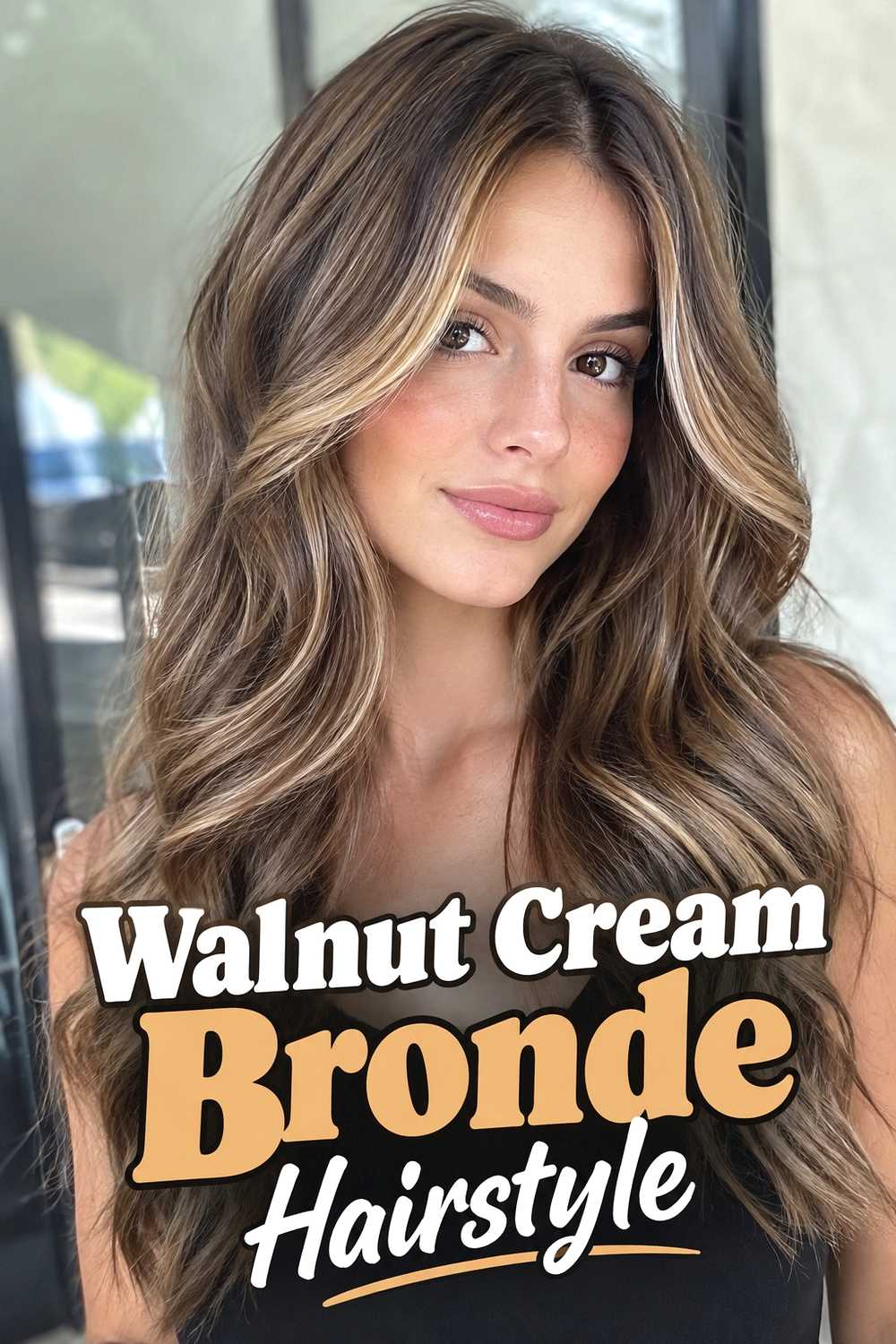 15. Walnut Cream Bronde Hairstyle
