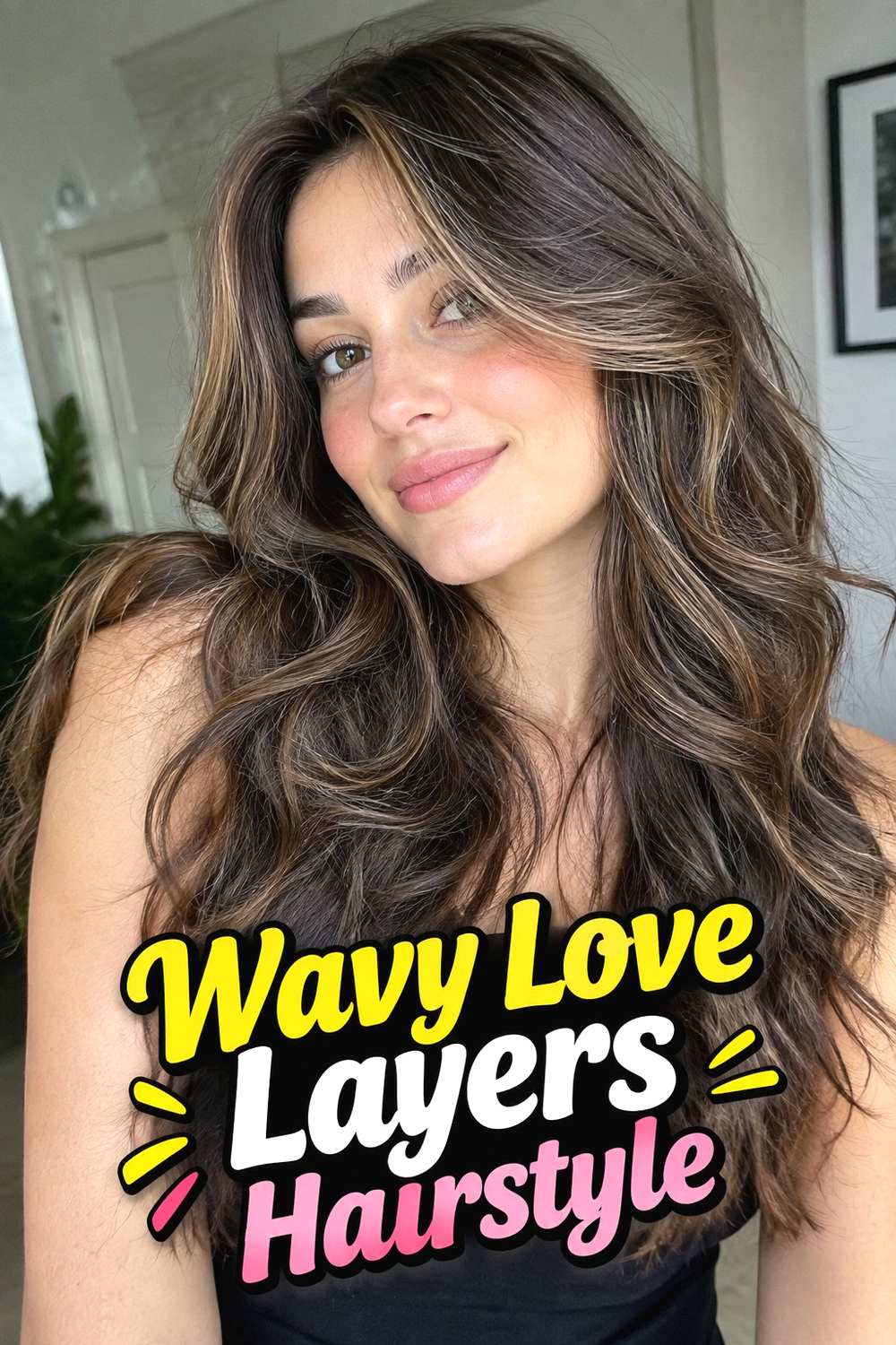 10. Wavy Love Layers Hairstyle