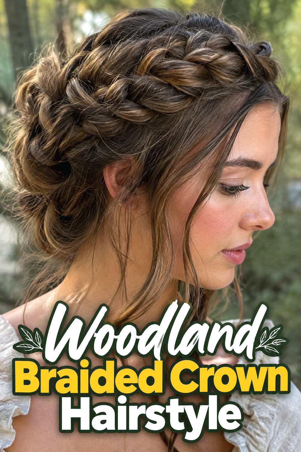 Woodland Braided Crown Hairstyle