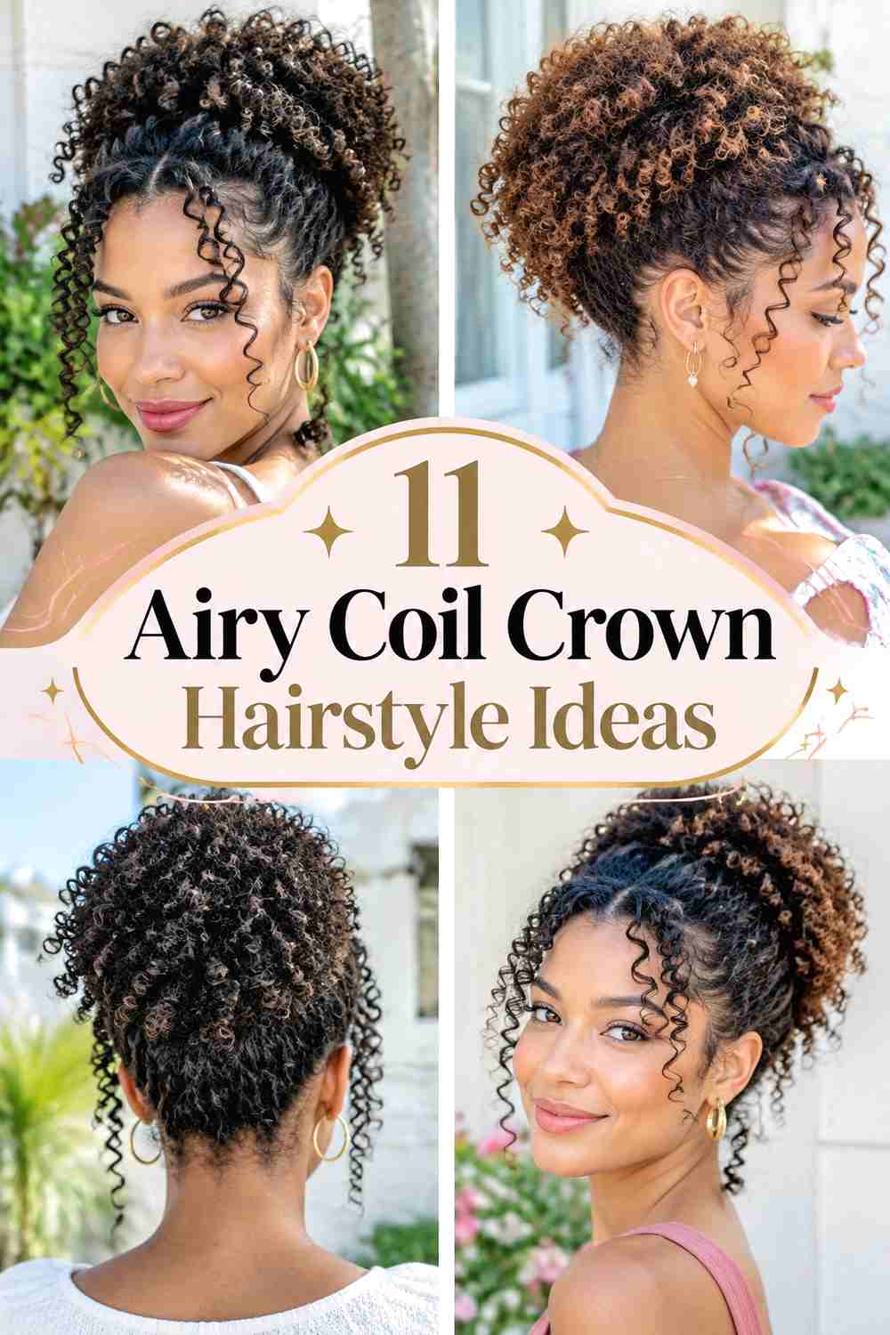 11 Airy Coil Crown Hairstyle Ideas