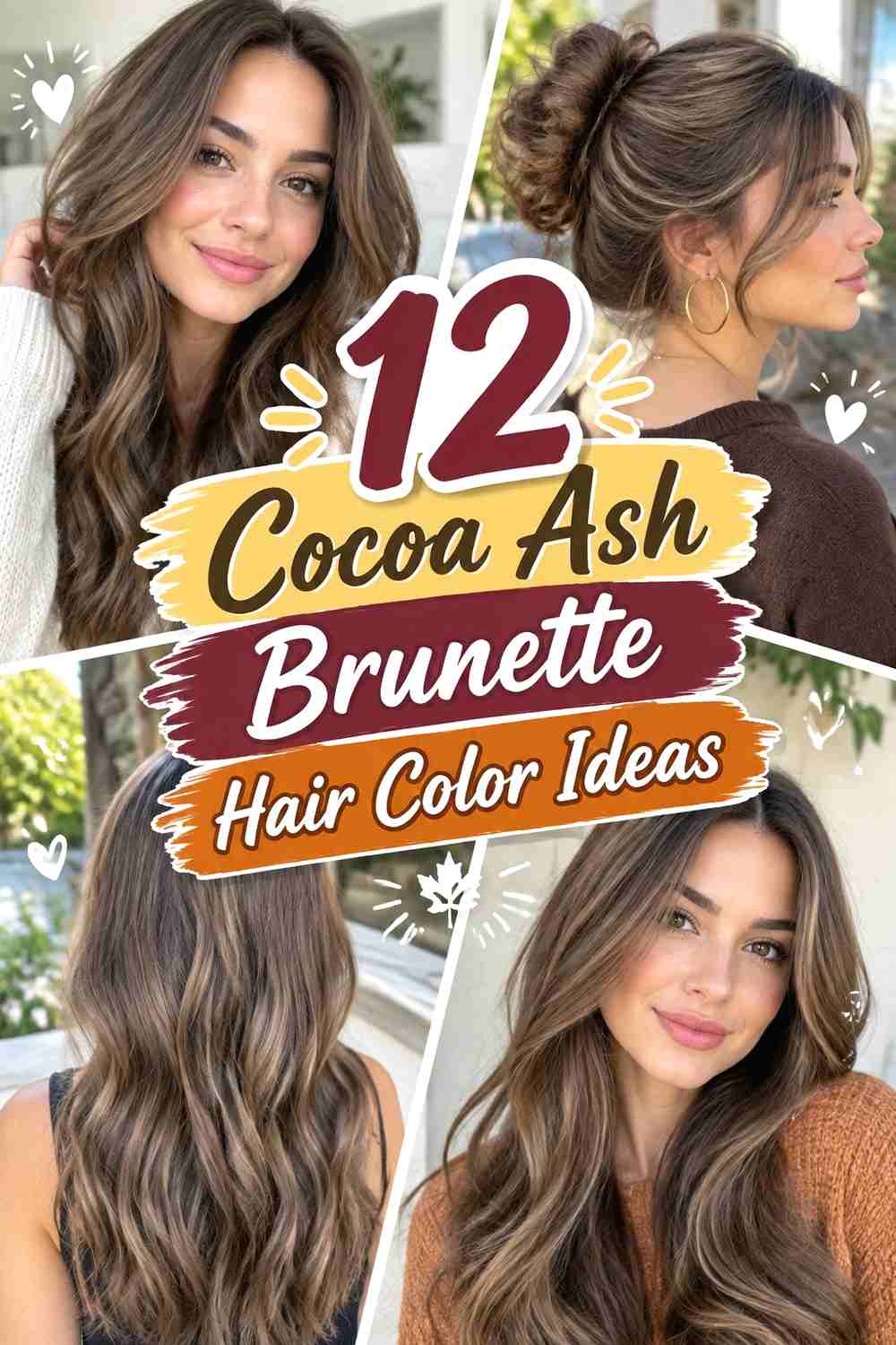 12 Cocoa Ash Brunette Hair Color Ideas