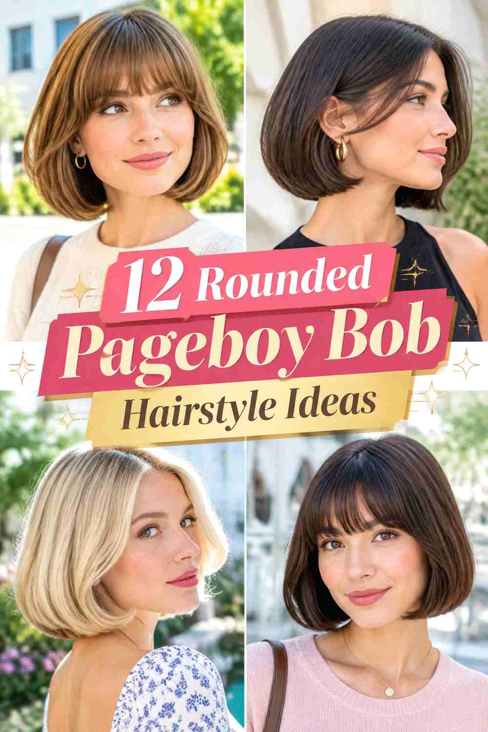 12 Rounded Pageboy Bob Hairstyle Ideas