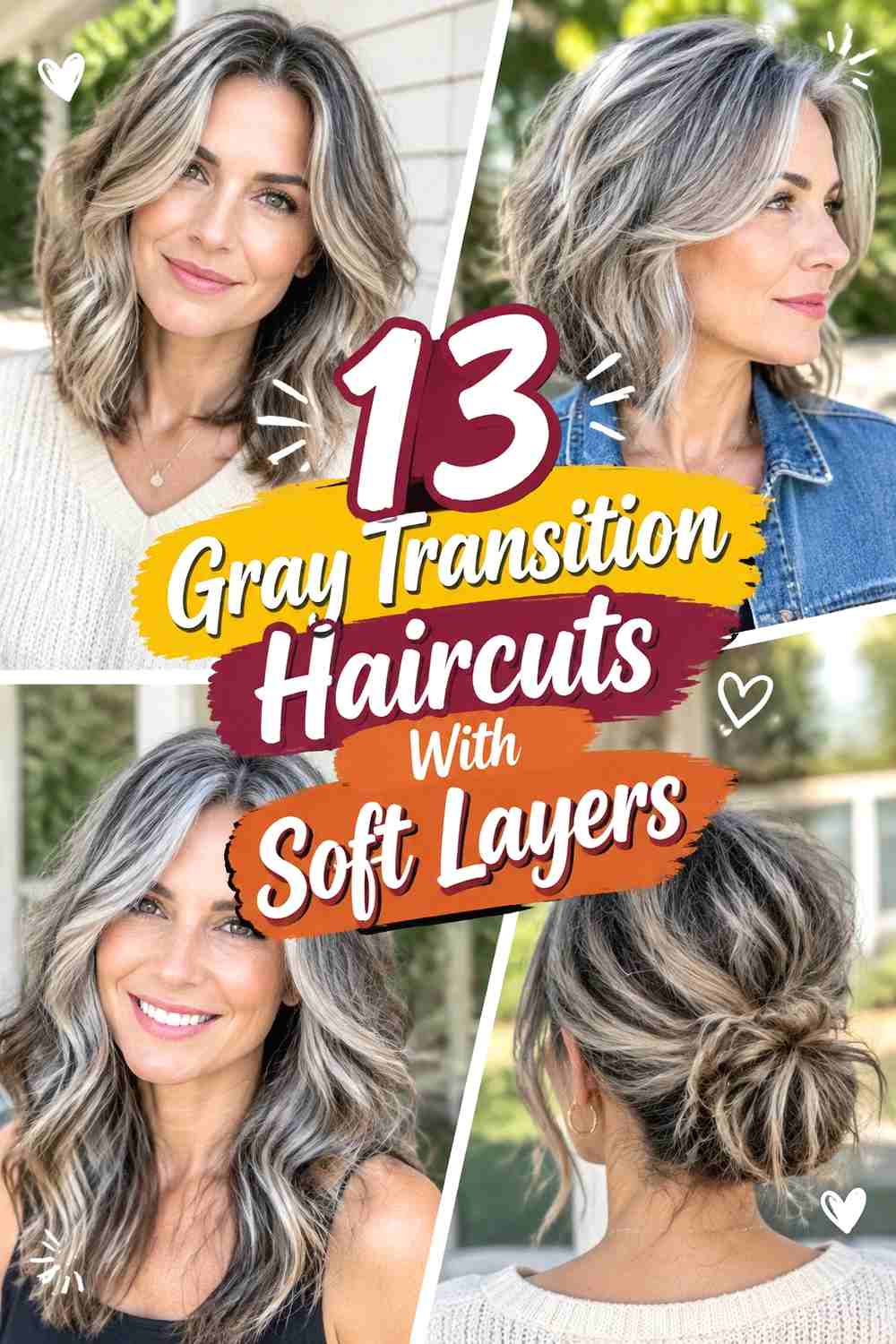 13 Gray Transition Haircuts With Soft Layers