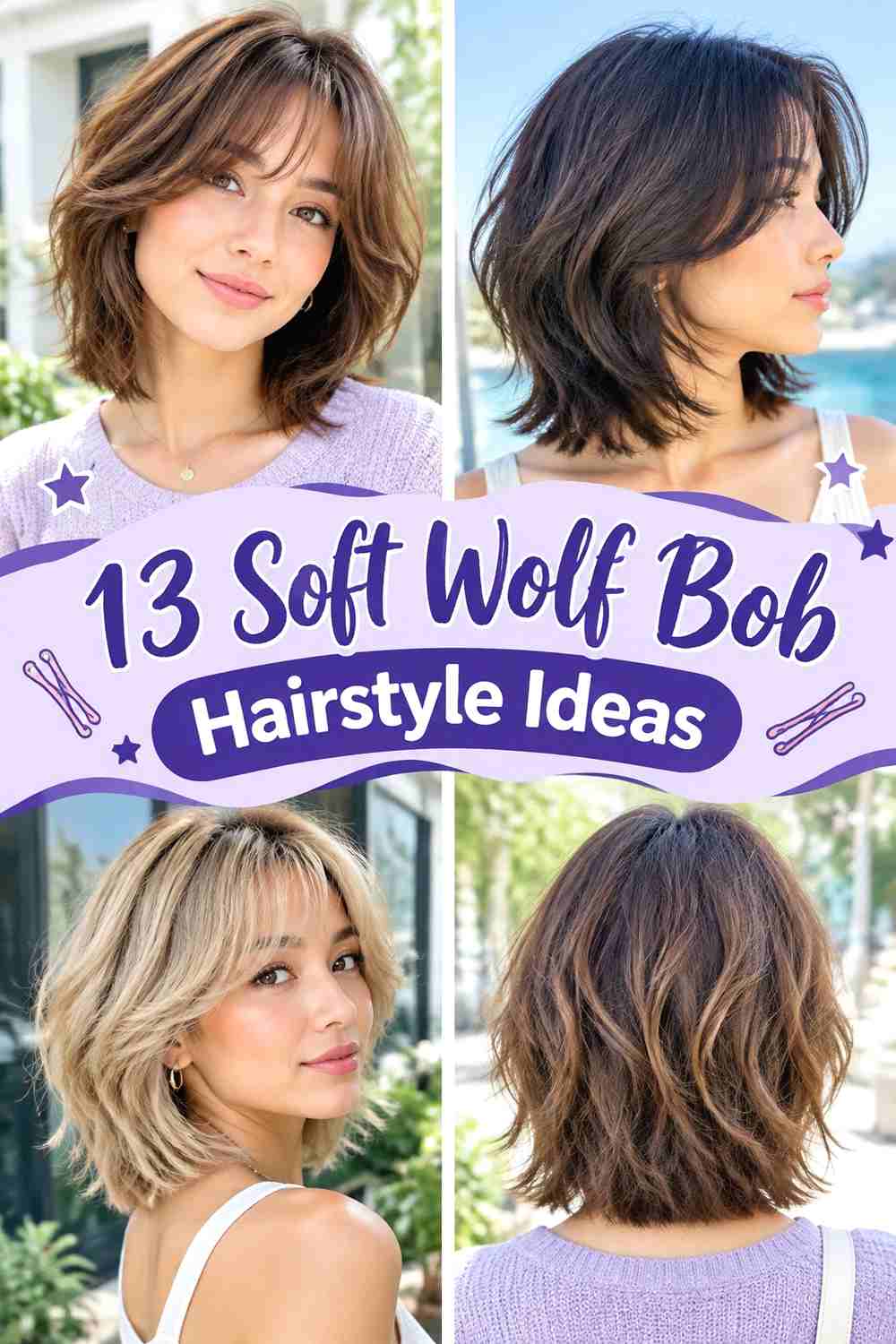 13 Soft Wolf Bob Hairstyle Ideas