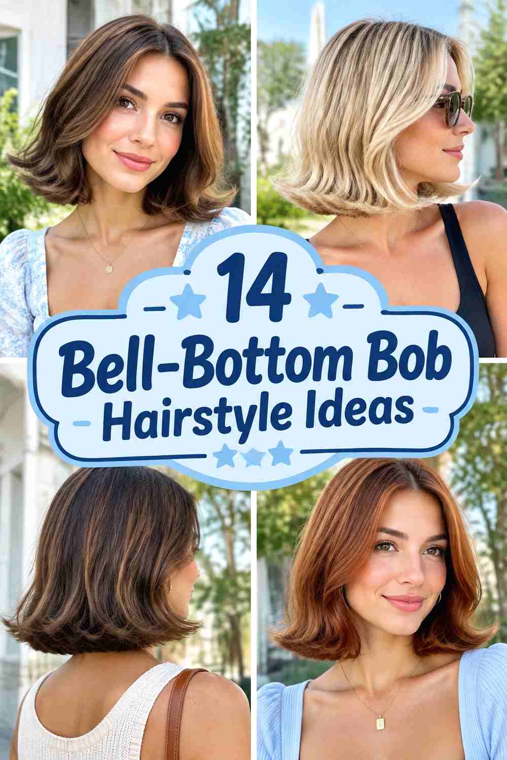 14 Bell-Bottom Bob Hairstyle Ideas