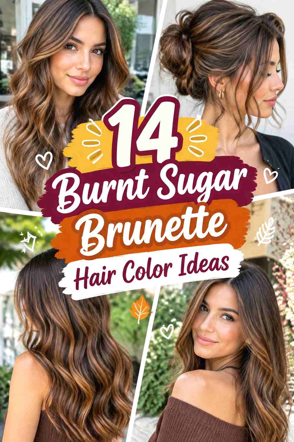 14 Burnt Sugar Brunette Hair Color Ideas