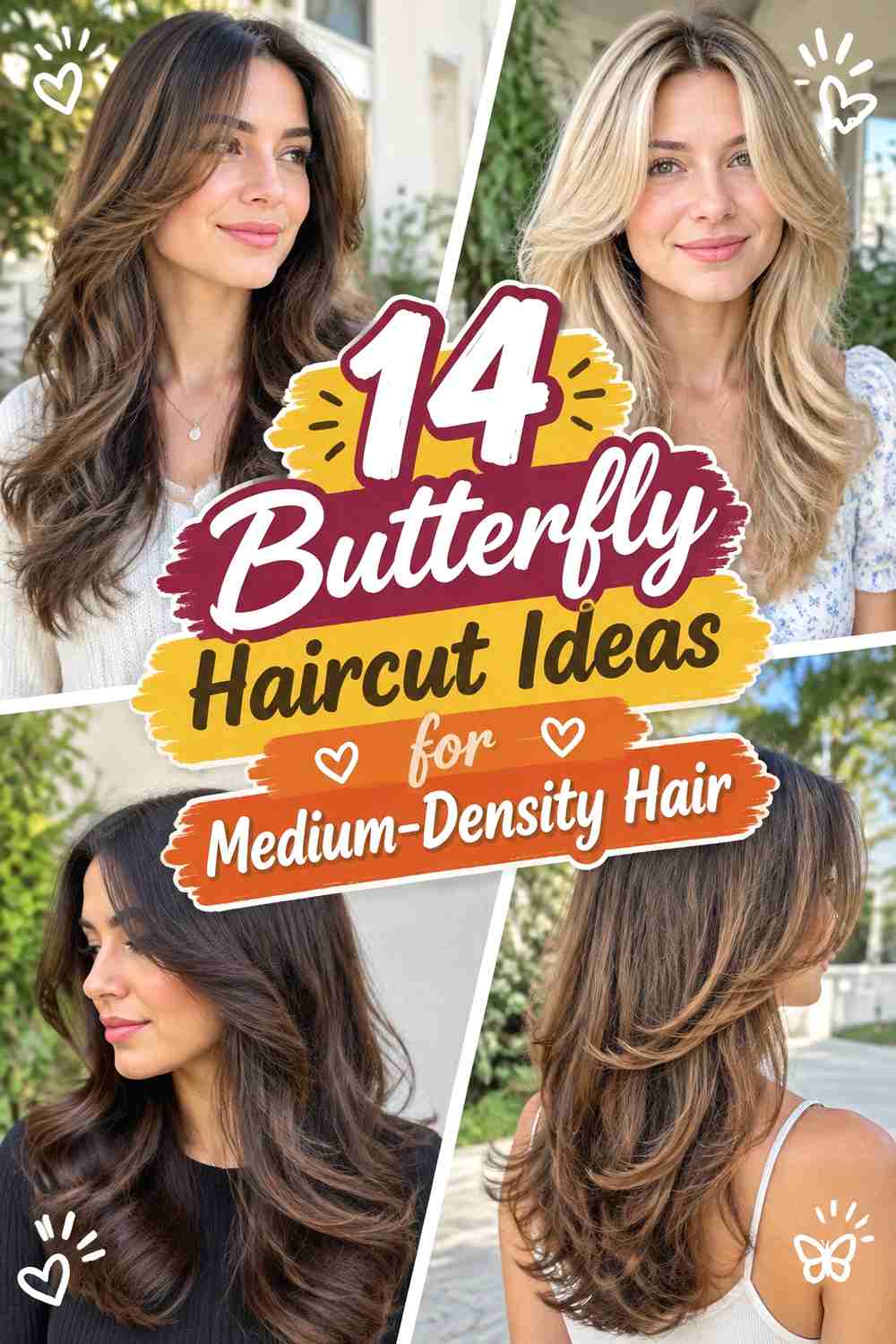 14 Butterfly Haircut Ideas for Medium-Density Hair